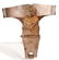 METAL CHASTITY BELT W/ BRASS LOCK AND KEYS