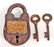 FOLSOM PRISON CAST IRON GATE PADLOCK - 2.5" X 1.5"