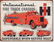 INTERNATIONAL HARVESTER FIRE TRUCKS METAL SIGN 12.5" X