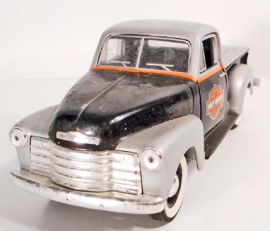 LIMITED EDITION HARLEY DAVIDSON DIECAST TRUCK: 6.75" long