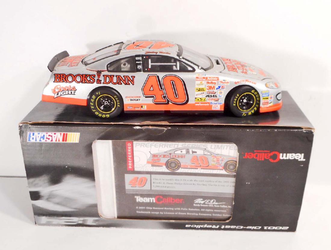 VINTAGE NASCAR STERLING MARLIN TEAM CALIBER DIE CAST: 1:24 Scale Limited Edition In the origional box