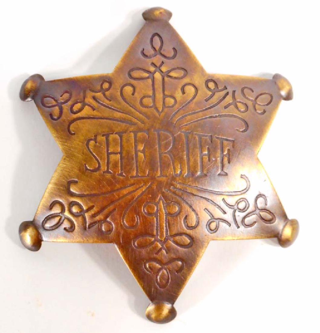 SHERIFF 6 POINT STAR BADGE: N/A
