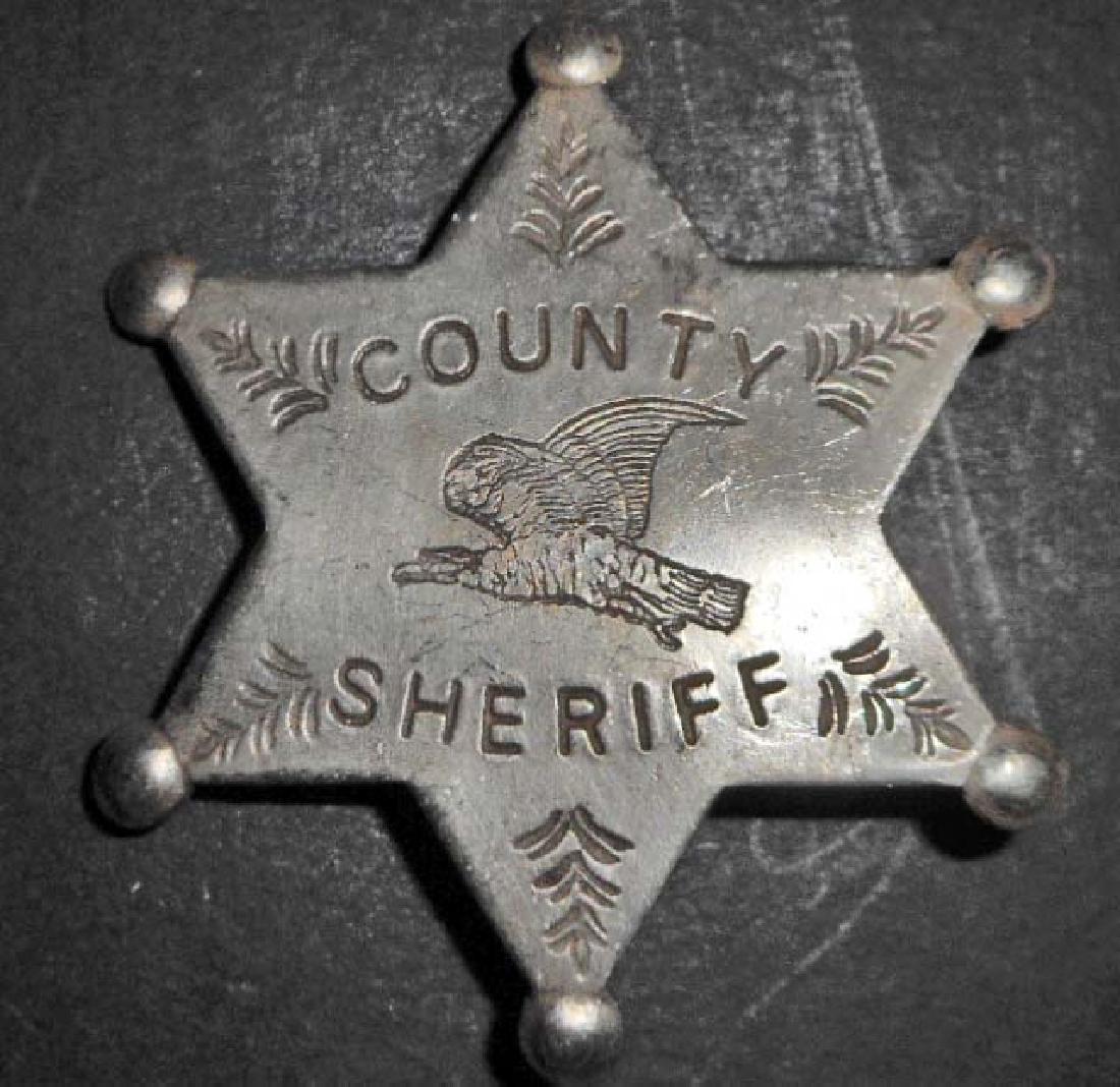 COUNTY SHERIFF BADGE: N/A