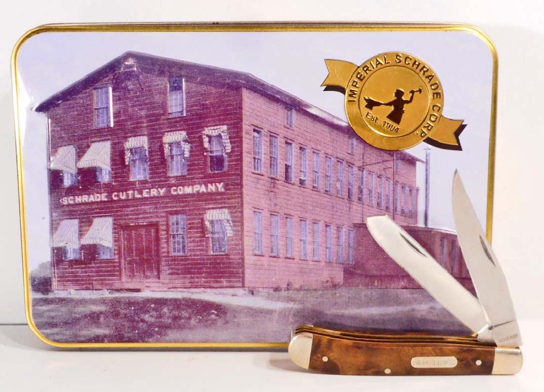 VINTAGE SCHRADE OLD TIMER KNIFE IN ORIGINAL TIN (1 of 1)