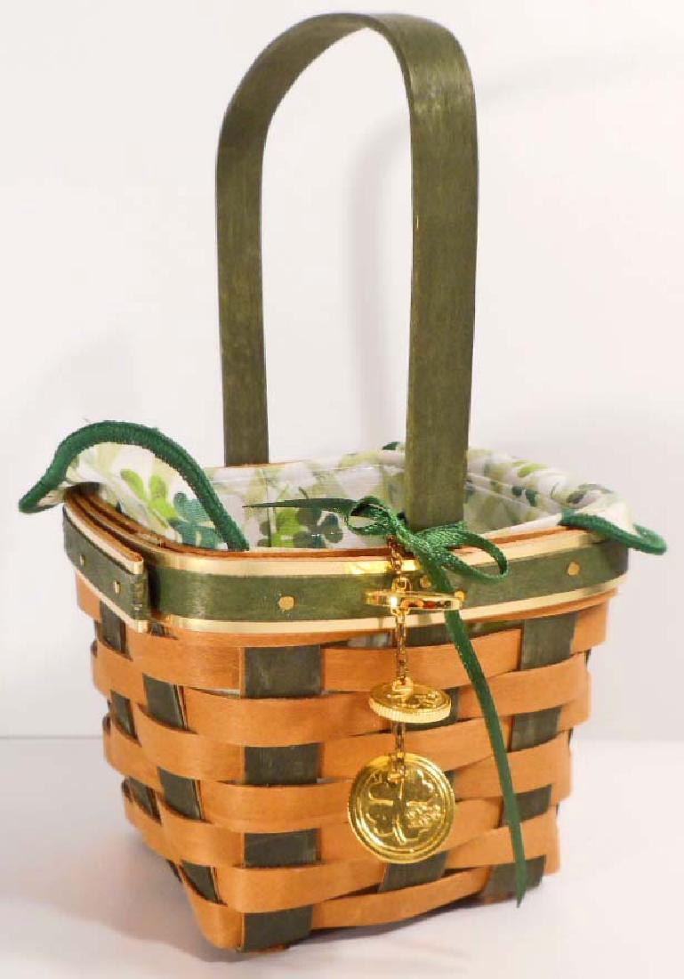 VINTAGE LONGABERGER ST. PATRICKS DAY BASKET (1 of 1)
