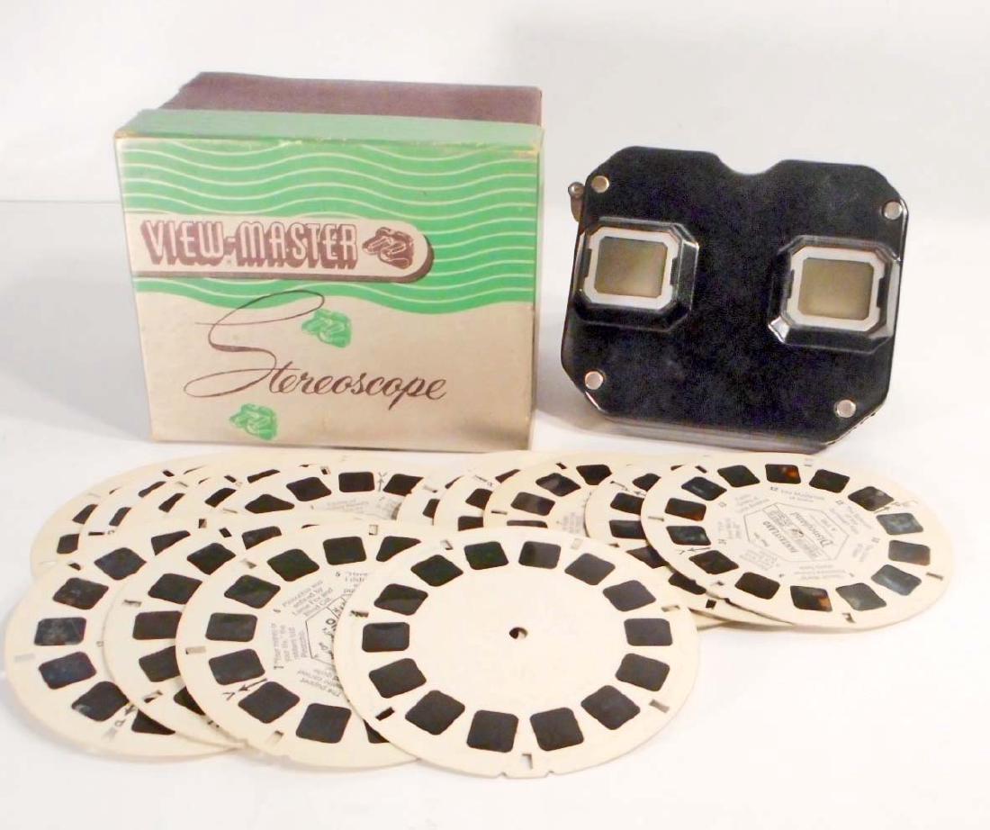 VINTAGE SAWYERS BAKELITE VIEW-MASTER W/ BOX & REELS (1 of 1)