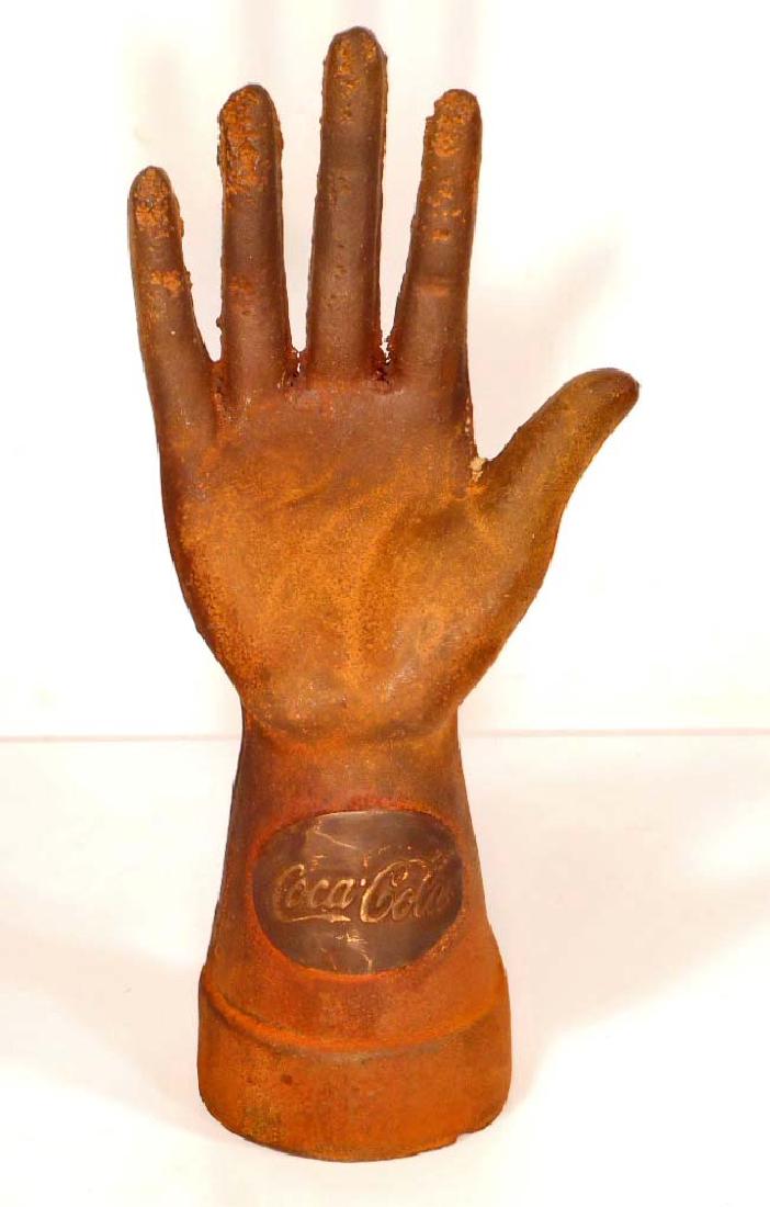 COCA-COLA CAST IRON COUNTER TOP DISPLAY ADVERTISING (1 of 1)