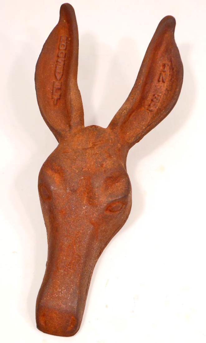 CAST IRON ROOSEVELT DONKEY BOOT JACK (1 of 1)