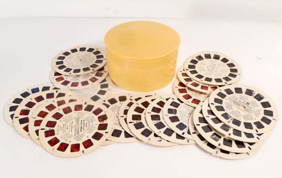 LOT OF 20 VINTAGE VIEW MASTER REELS IN CELLULOID (1 of 1)