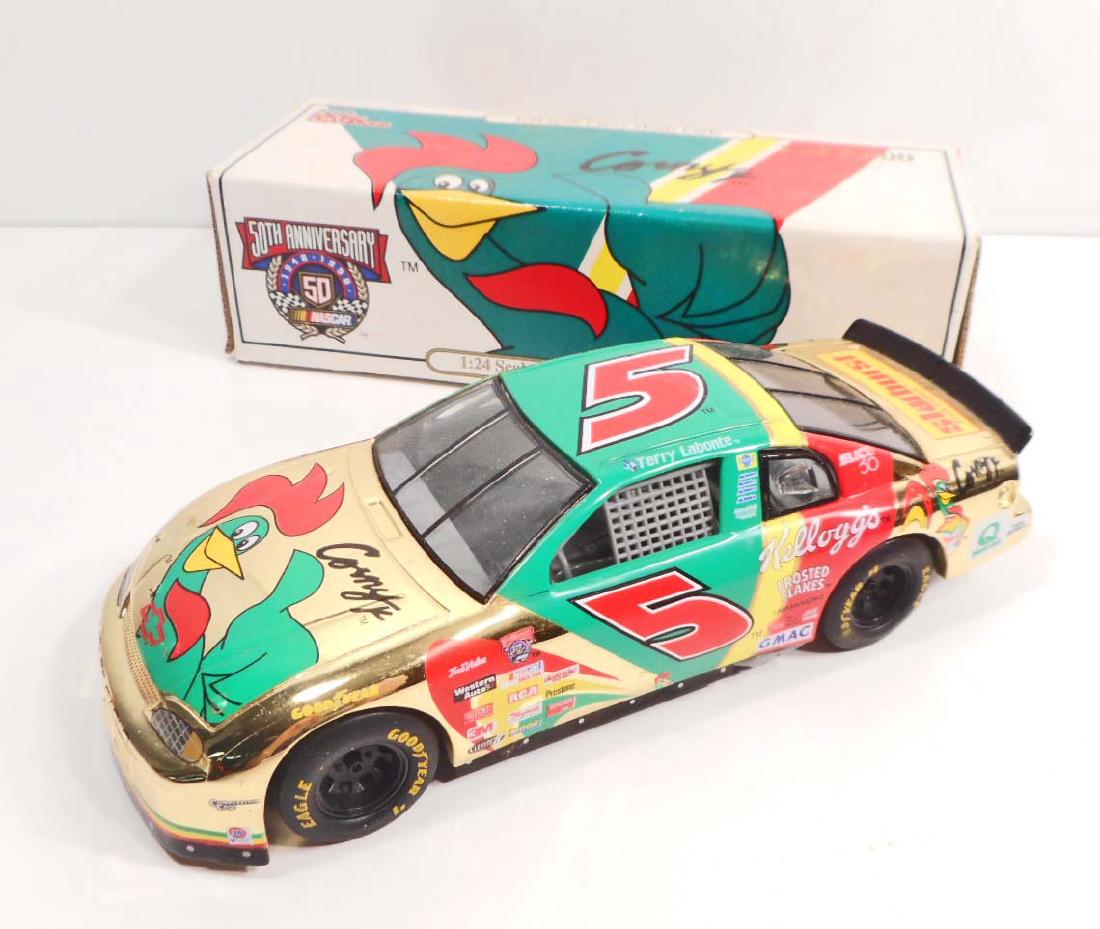 DIE CAST CHEVY MONTE CARLO NASCAR 50TH ANNIVERSARY CAR: 1:24 SCALE - IN ORIG BOX