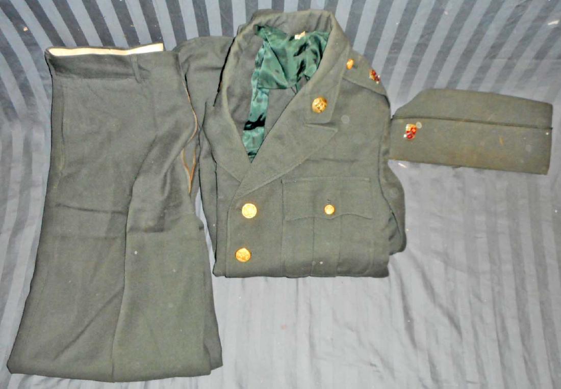 VINTAGE US ARMY UNIFORM - COAT, PANTS & CAP (1 of 1)