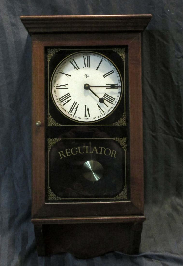 VINTAGE ELGIN REGULATOR CLOCK