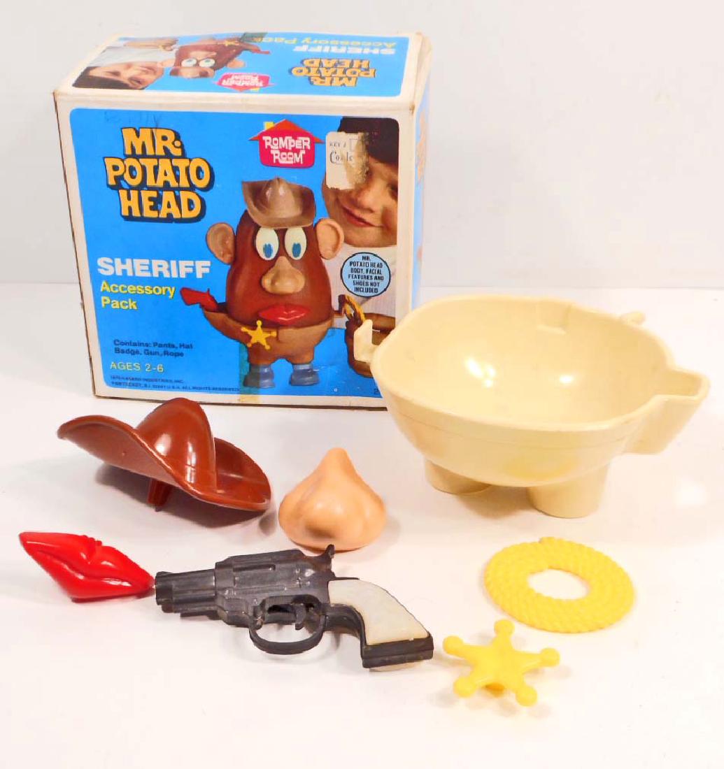 VINTAGE HASBRO ROMPER ROOM MR POTATO HEAD SHERIFF: In the original box. Has all of the pieces