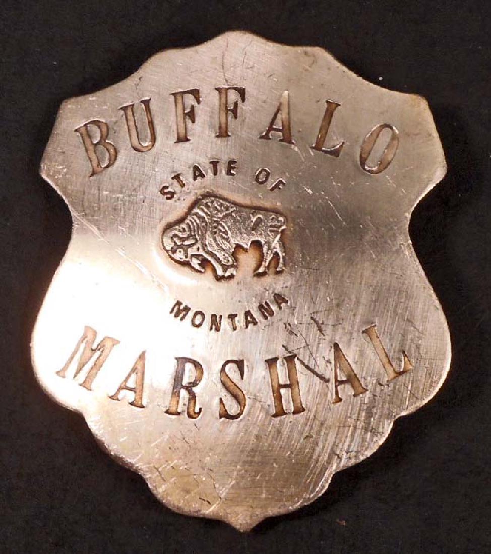 STATE OF MONTANA BUFFALO MARSHALL BADGE: N/A