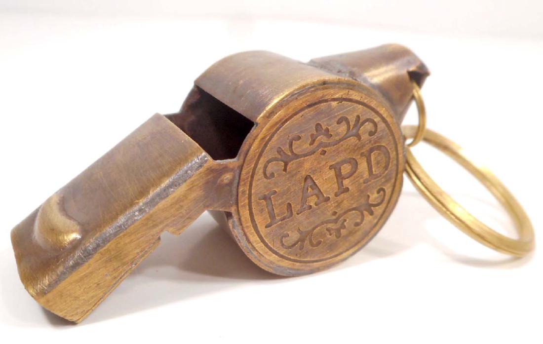 LAPD BRASS WHISTLE: N/A