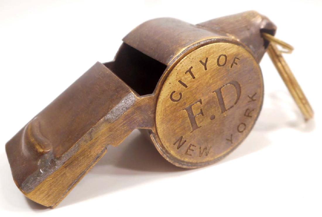NYFD BRASS WHISTLE: N/A
