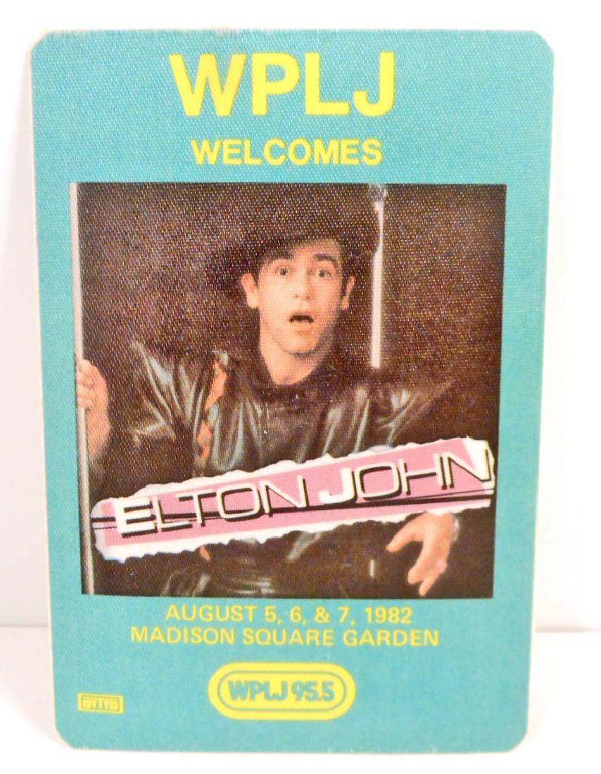 1982 ELTON JOHN MADISON SQUARE GARDEN BACKSTAGE PASS (1 of 1)