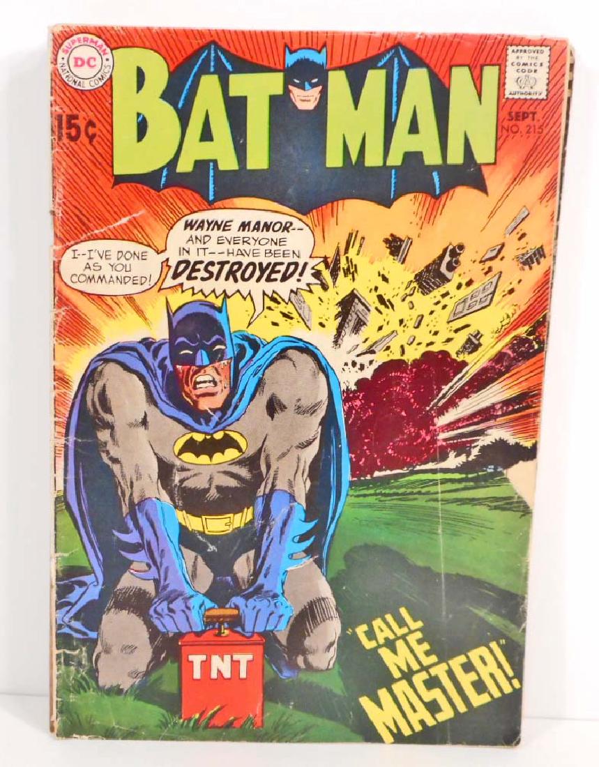 1969 BATMAN #215 COMIC BOOK W/ 15 CENT COVER (1 of 1)