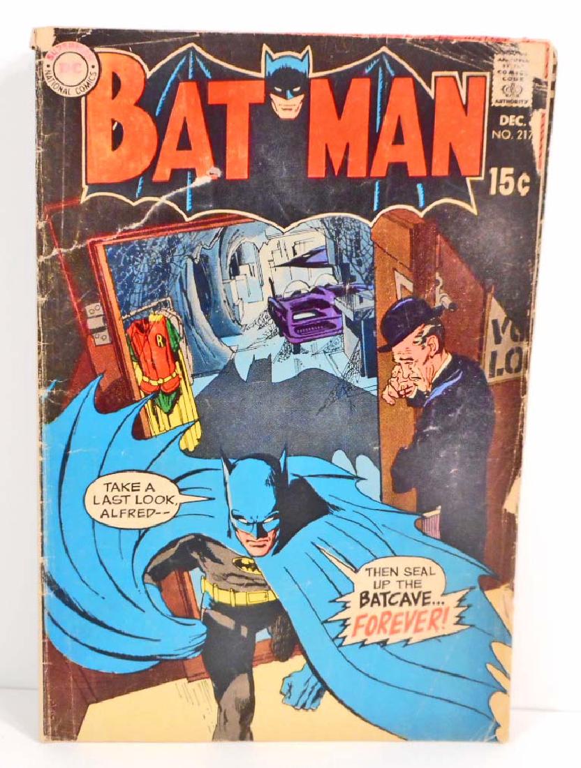 1969 BATMAN #217 COMIC BOOK W/ 15 CENT COVER (1 of 1)