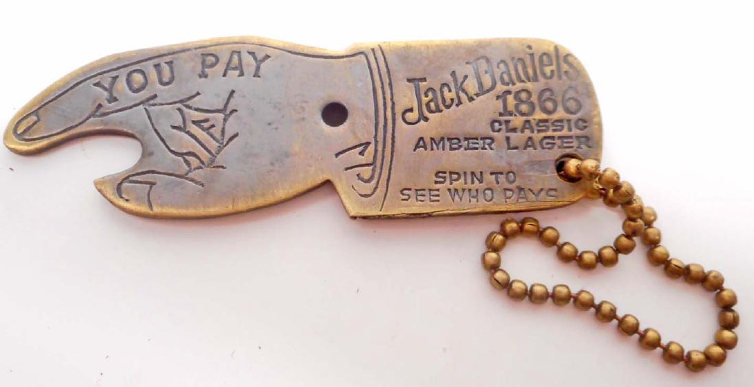 JACK DANIELS BRASS SPINNER (1 of 1)