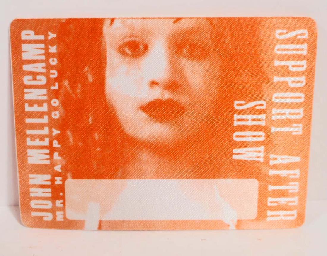 JOHN MELLENCAMP MR. HAPPY GO LUCKY BACKSTAGE PASS: N/A