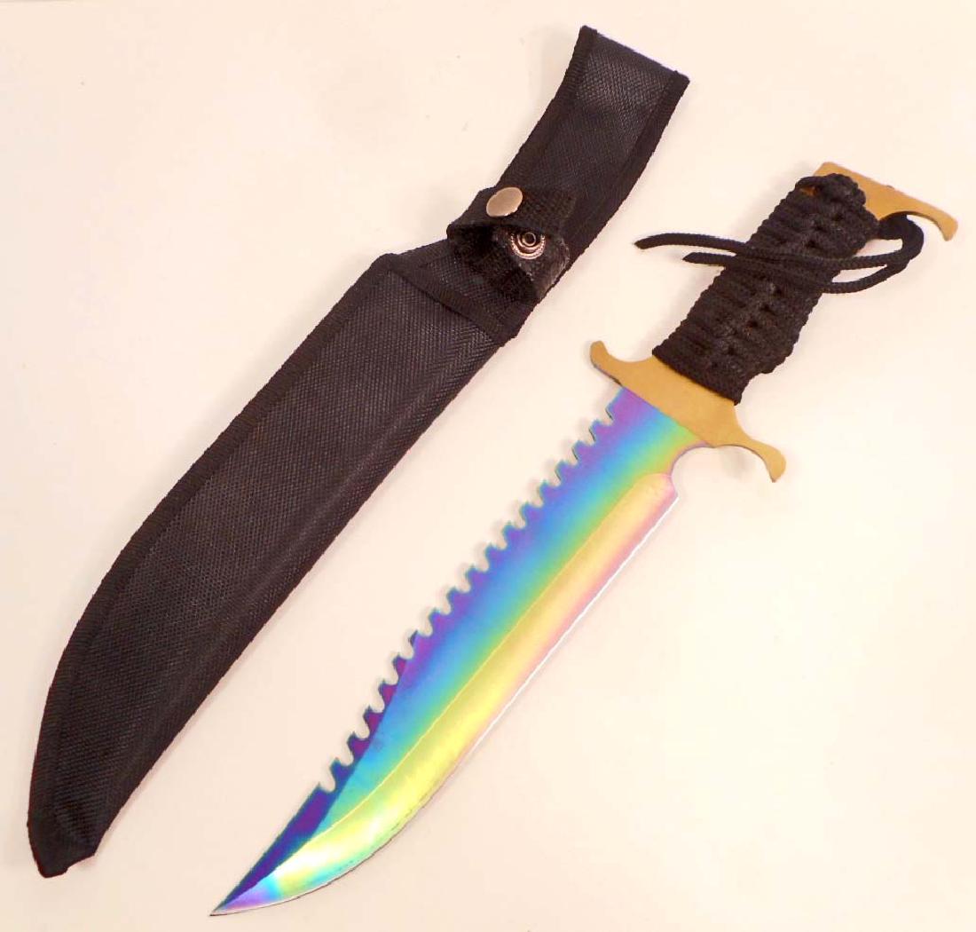 RAINBOW RIDGE BOWIE KNIFE W/ SHEATH (1 of 1)