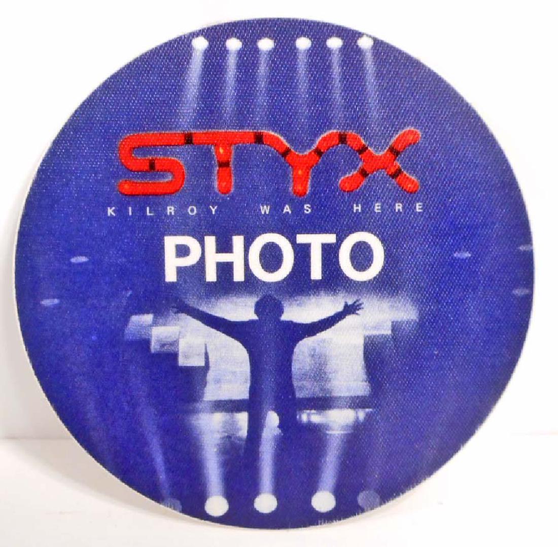 1983 STYX KILROY WAS HERE TOUR BACKSTAGE PASS (1 of 1)