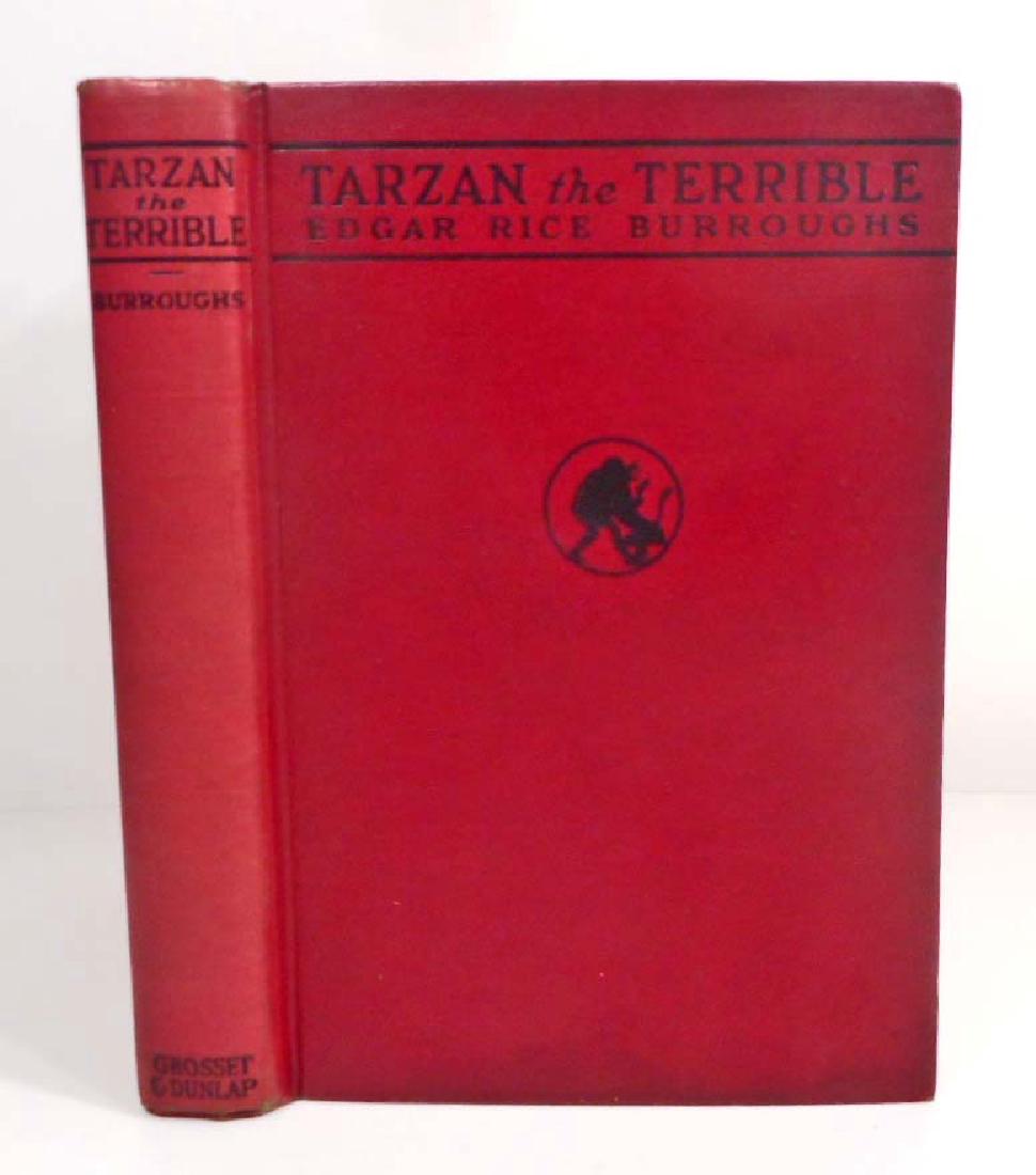 1921 "TARZAN THE TERRIBLE" HARDCOVER BOOK: By Edgar Rice Burroughs