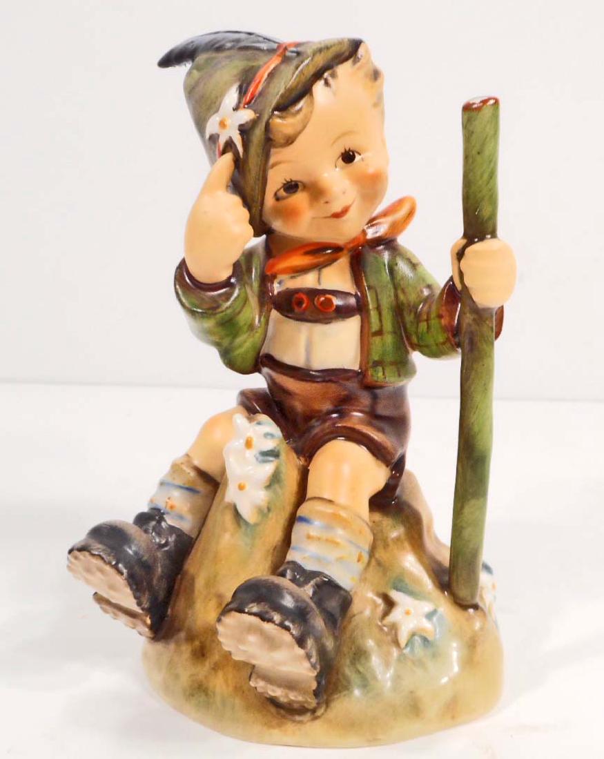 VINTAGE HUMMEL GOEBEL MOUNTAINEER FIGURINE: Mountaineer TMK-4 MA21 5" tall
