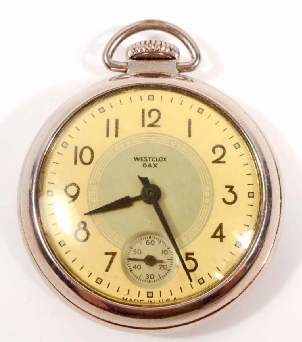 VINTAGE WESTCLOX DAX POCKET WATCH