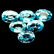 8.47 CT NATURAL HEATED! 7PCS SEA FOAM BLUE CAMBODIA