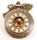 ROMAN NUMERAL CASE POCKET WATCH W/ CHAIN