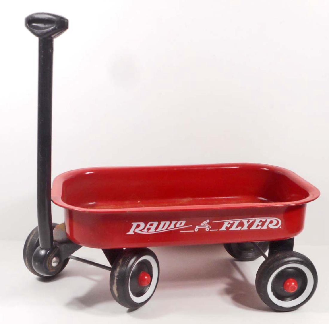 small metal radio flyer wagon
