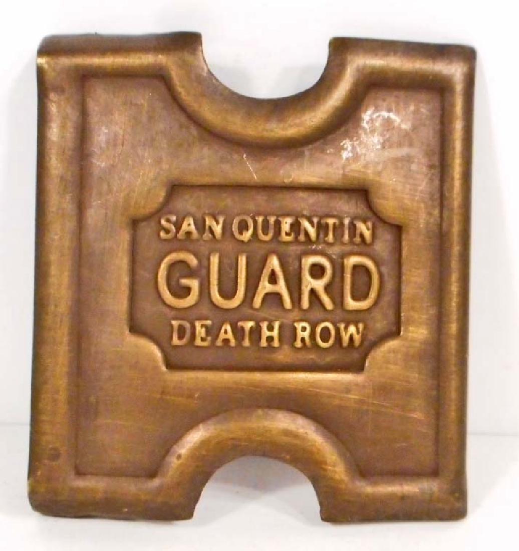 SAN QUENTIN PRISON ANSON MILLS BELT BUCKLE: N/A