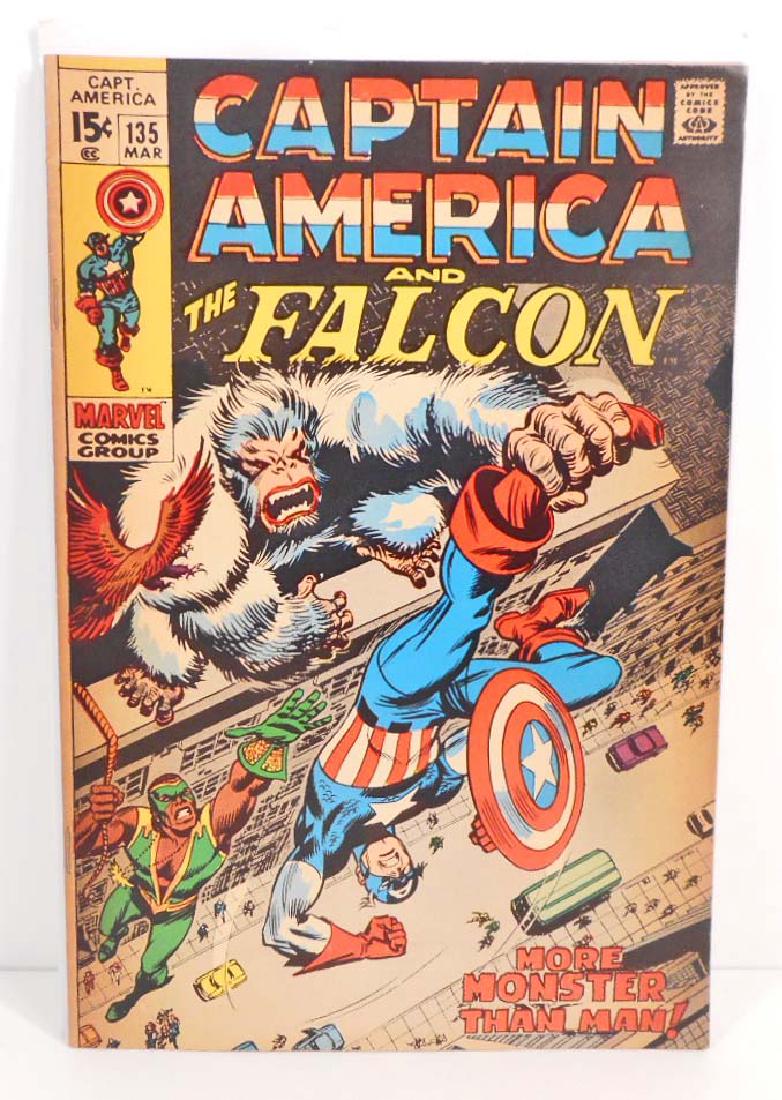 1971 CAPTAIN AMERICA #135 COMIC BOOK W/ 15 CENT COVER: N/A