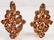 VINTAGE PAIR OF WEISS COSTUME JEWELRY EARRINGS