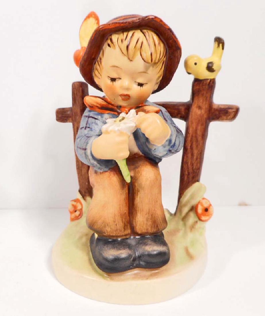 VINTAGE GOEBEL FIGURINE - SHE LOVES ME, SHE LOVES ME: 4.5" tall