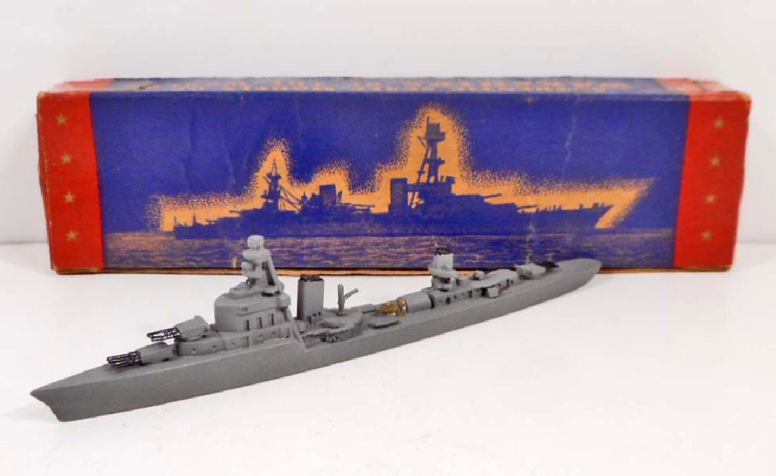 VINTAGE WARSHIPS OF THE WORLD AUTHENTIC SCALE MODEL IN: Emile Bertin Ship 5.5" long