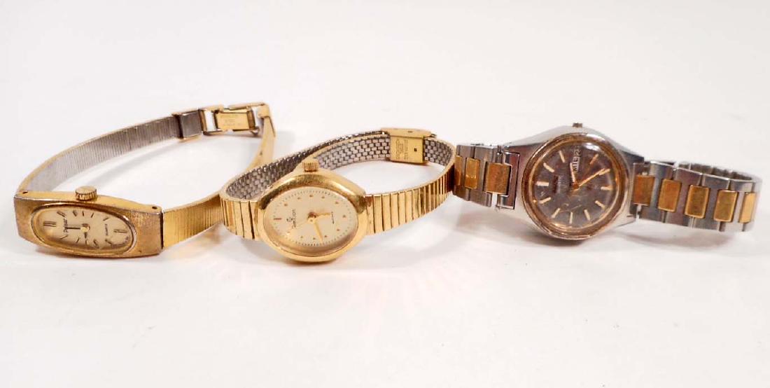 LOT OF 3 VINTAGE LADIES WRIST WATCHES: Pulsar, Seiko & Armitron