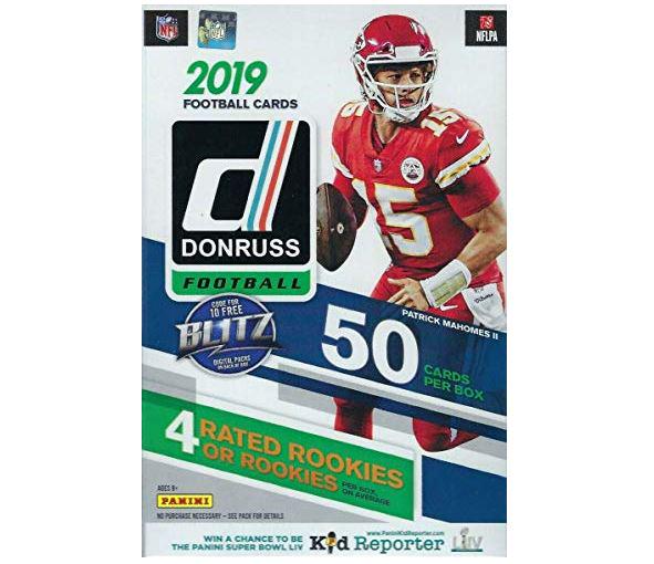 2019 Donruss Football Unopened Hanger Box with 60 Cards (1 of 1)