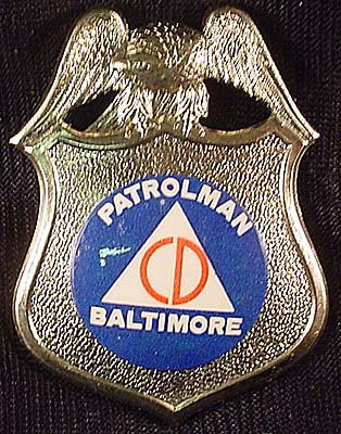 WW2 CD BALTIMORE PATROLMAN BADGE