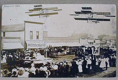 RPPC REAL PHOTO POSTCARD PARADE SCENE - DOW CITY,