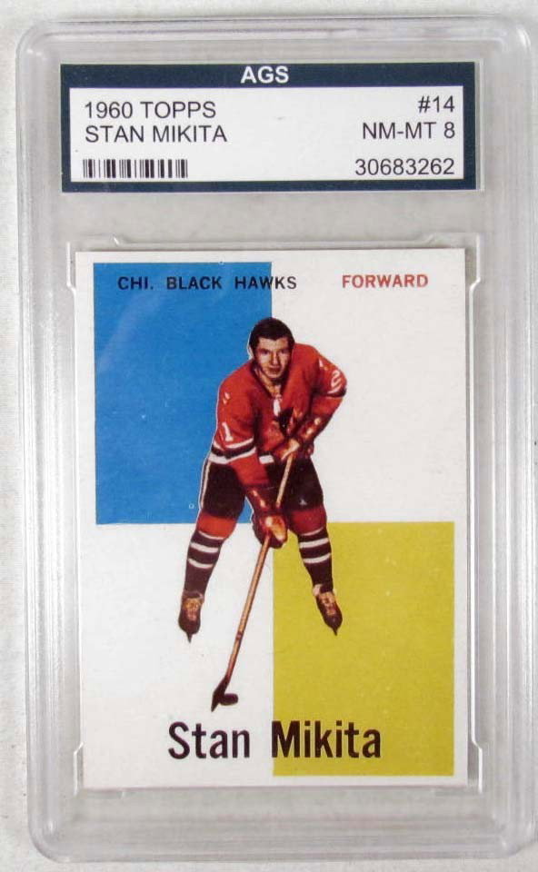 1960 TOPPS STAN MIKITA NO 14 BASEBALL CARD