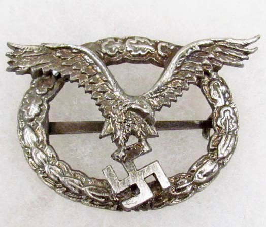 GERMAN NAZI LUFTWAFFE AIR CREW BADGE