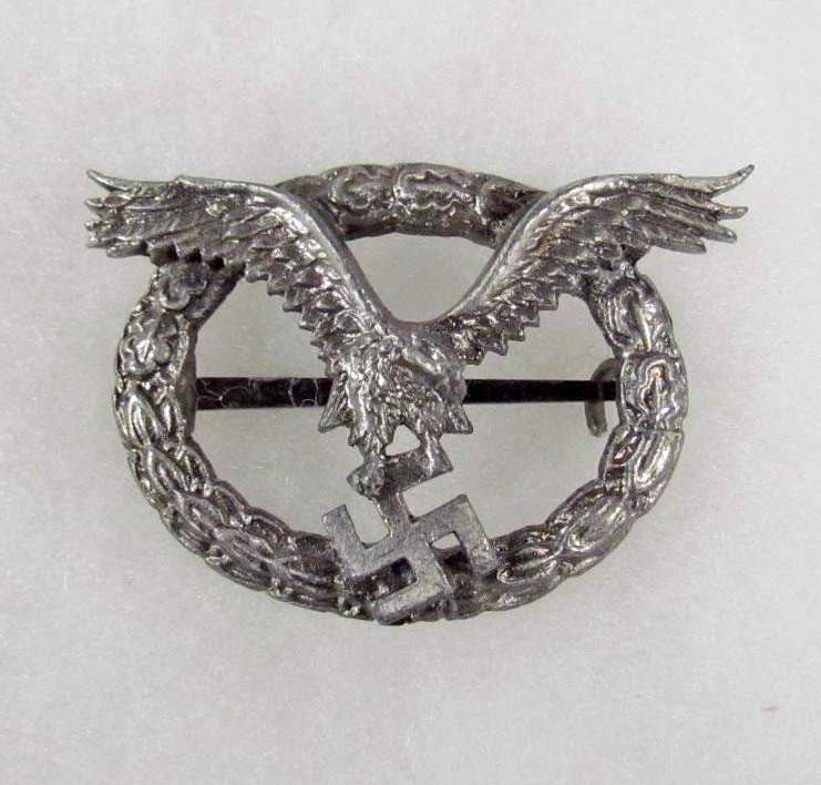 GERMAN NAZI LUFTWAFFE AIR CREW BADGE