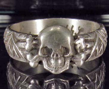 GERMAN NAZI SS WEDDING RING W/ HIMMLER SIGNATURE I: Date inside is the date of Marriage, we assume