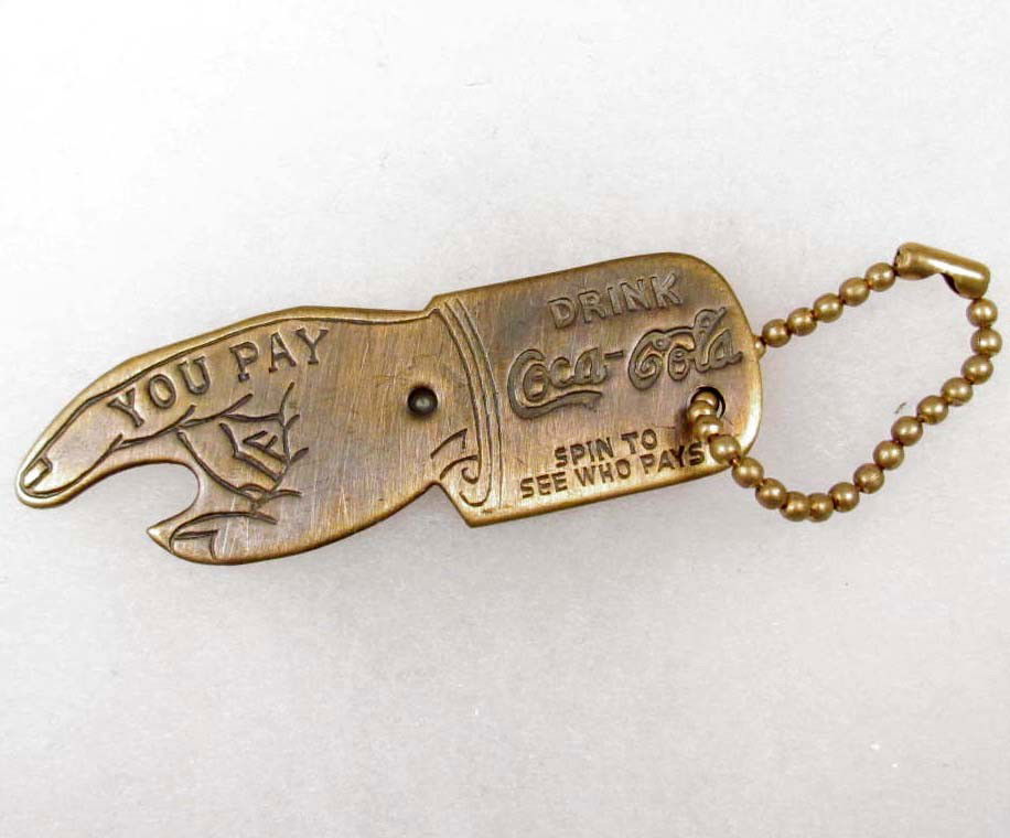 COCA-COLA BOTTLE OPENER AND SPINNER