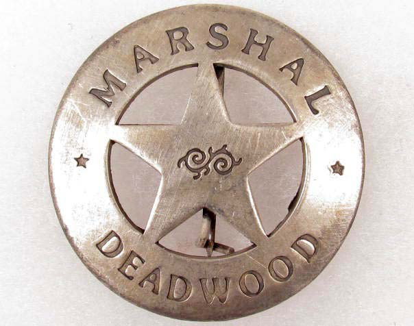 DEADWOOD SOUTH DAKOTA MARSHALL BADGE