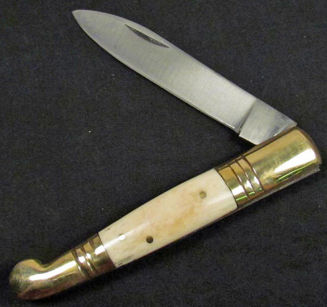 6718 - Old Fashioned Barrel-Leg Jack Knife with Bo