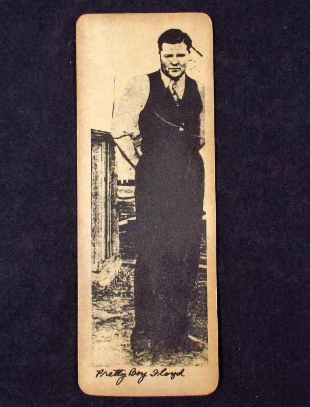 156 - PHOTO CARD PRINT, PRETTY BOY FLOYD: 2.5 x 7 in.